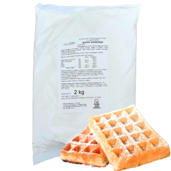 Gofry Smakosza - Mieszanka na gofry biszkoptowe 2kg